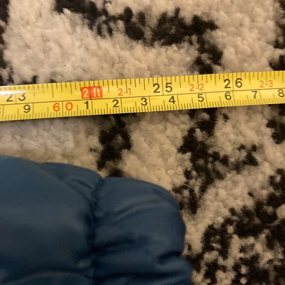 Women's Kenneth Cole Quilted Winter Jacket Faux Shearling Lined Blue Size M Snow - Picture 17 of 17